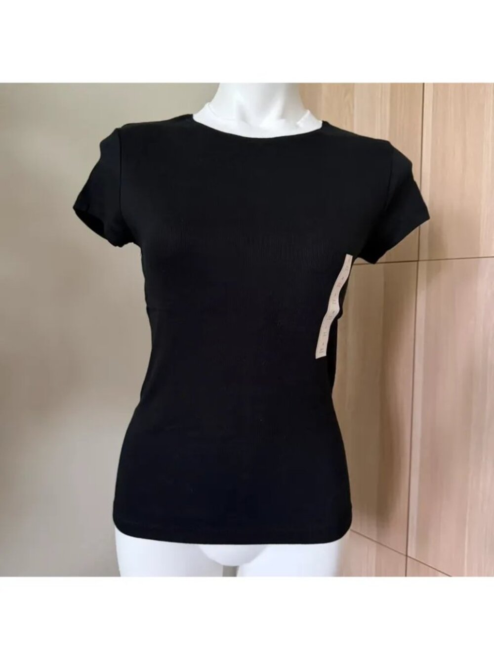 A New Day Short Sleeve Ribbed T-shirt Size S